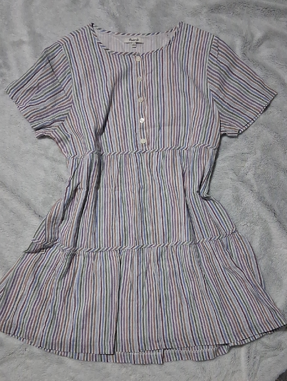 Madewell Tiered Mini Dress